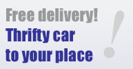Free delivery - Dollar car to your place!