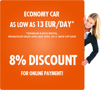 Special Offer: 8% DISCOUNT for reservations paid online!